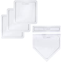 Franklin Sports - Bases de béisbol con Placa de Inicio y Goma de Jarra- Juego de Base de Goma béisbol- teeball y…